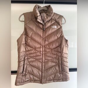 The North Face Metallic/Brown Vest